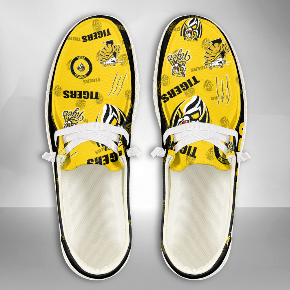 JWFancy AFL Richmond Tigers Hey Dude Shoes Wally Men's Lace Up Loafers Comfortable For Men And Women