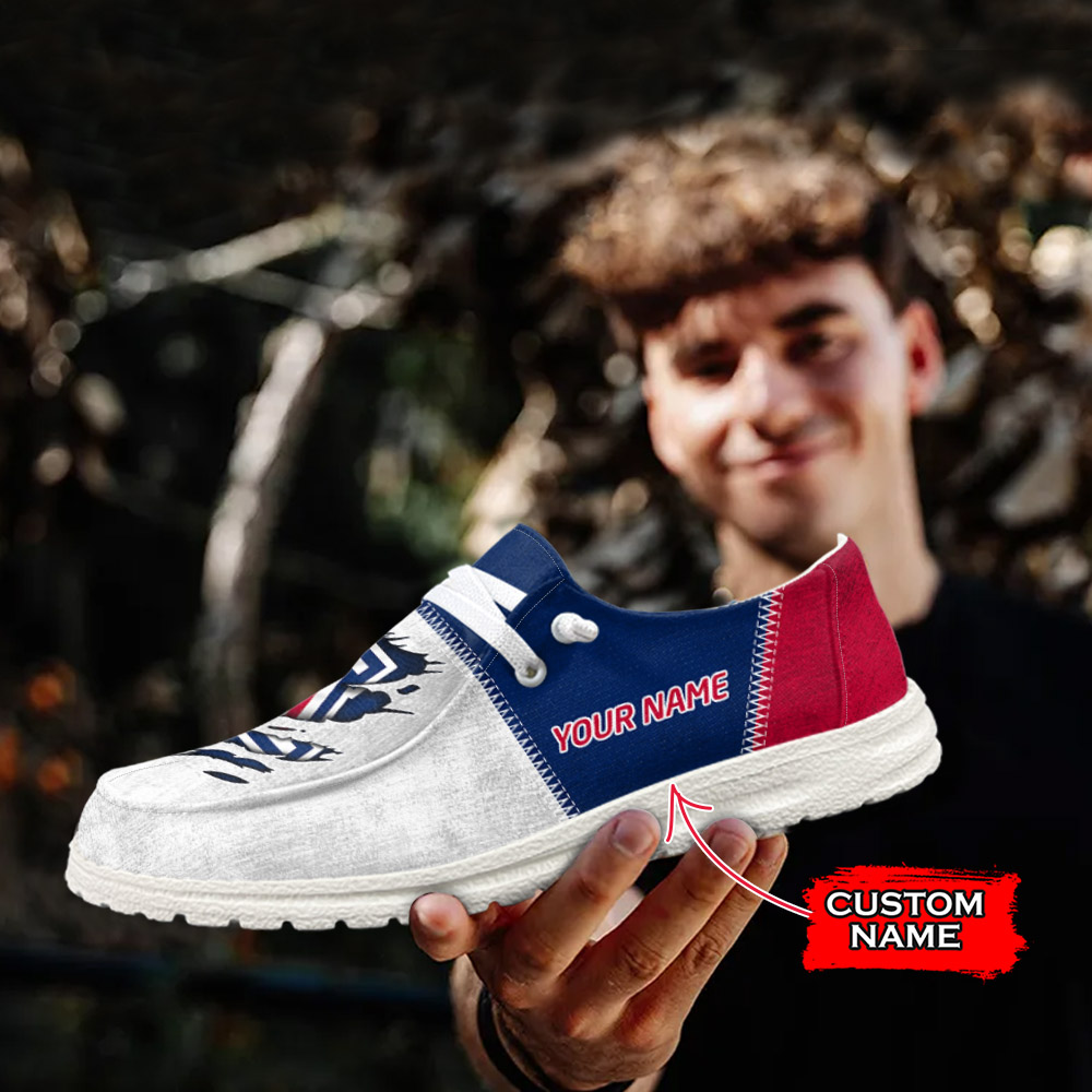 JWFancy NCAA Arizona Wildcats Hey Dude Shoes Wally Men's Lace Up Loafers Comfortable For Men And Women