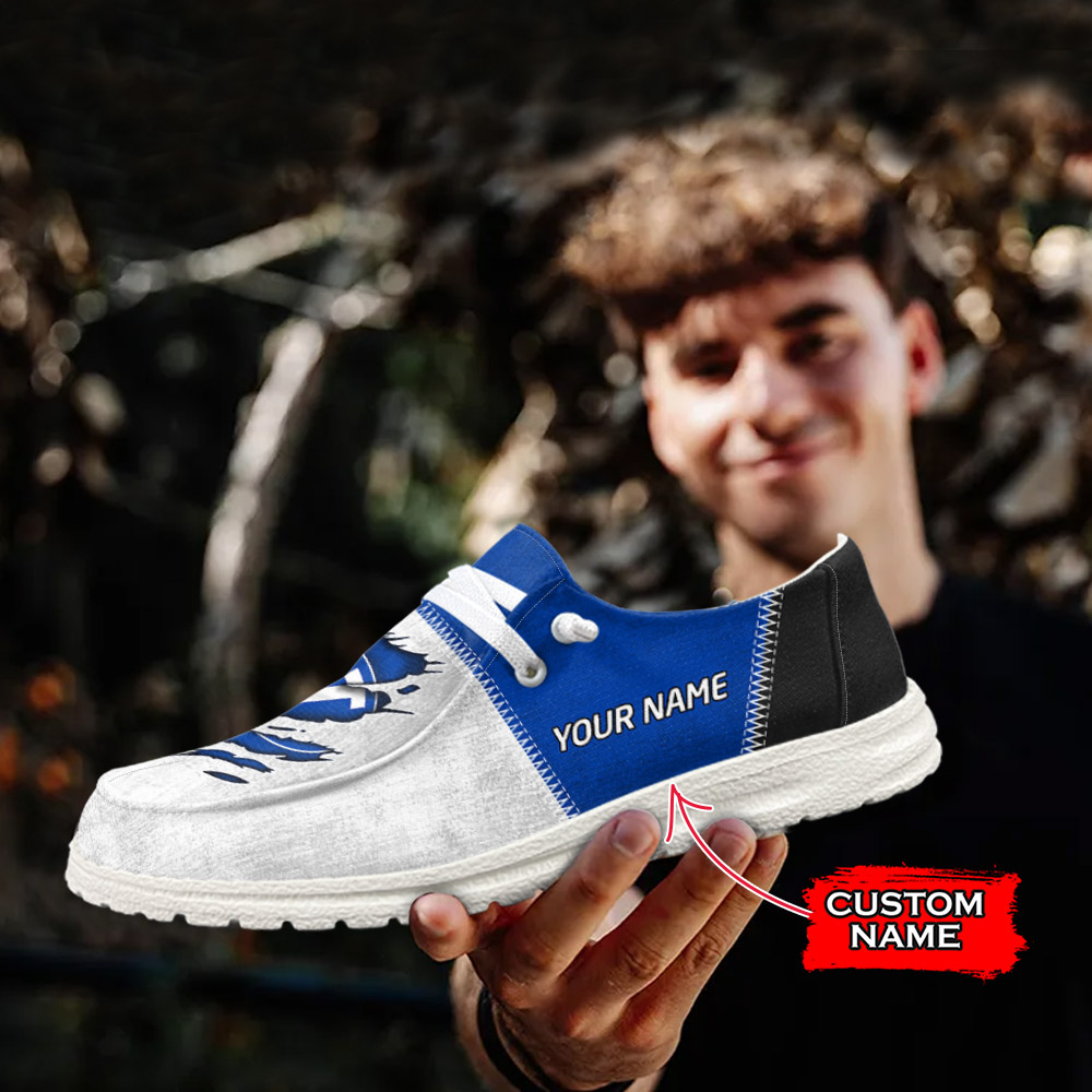 JWFancy NCAA BYU Cougars Hey Dude Shoes Wally Men's Lace Up Loafers Comfortable For Men And Women