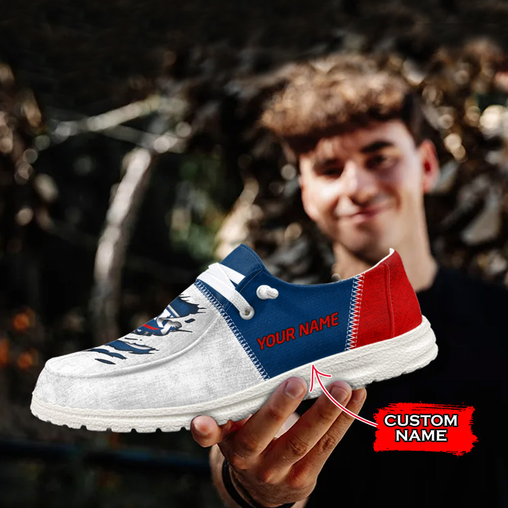 JWFancy NCAA Florida Atlantic Owls Hey Dude Shoes Wally Men's Lace Up Loafers Comfortable For Men And Women