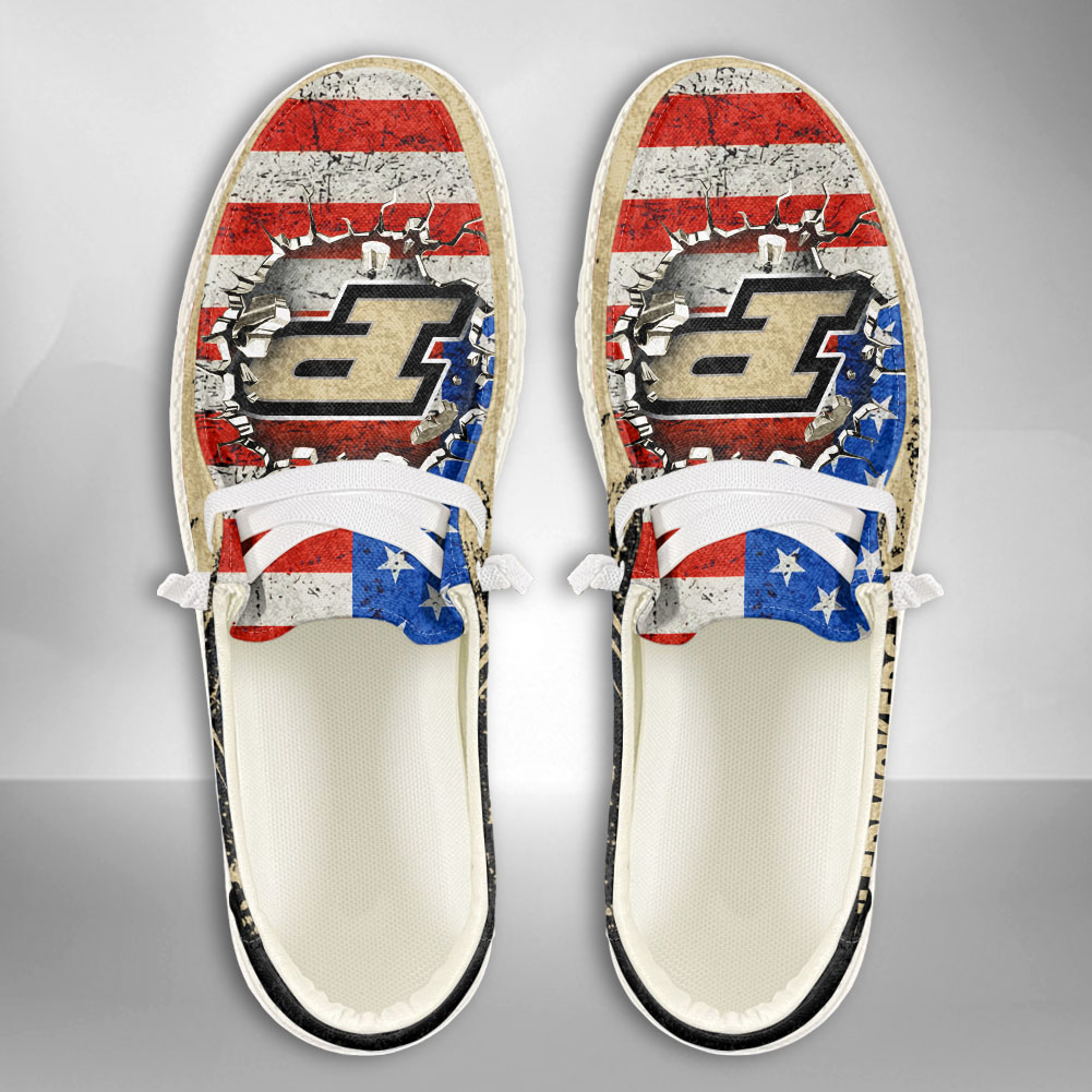 JWFancy NCAA Purdue Boilermakers Hey Dude Shoes Wally Men's Lace Up Loafers Comfortable For Men And Women