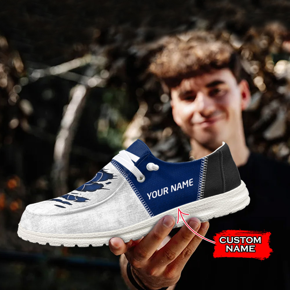 JWFancy NCAA Rice Owls Hey Dude Shoes Wally Men's Lace Up Loafers Comfortable For Men And Women