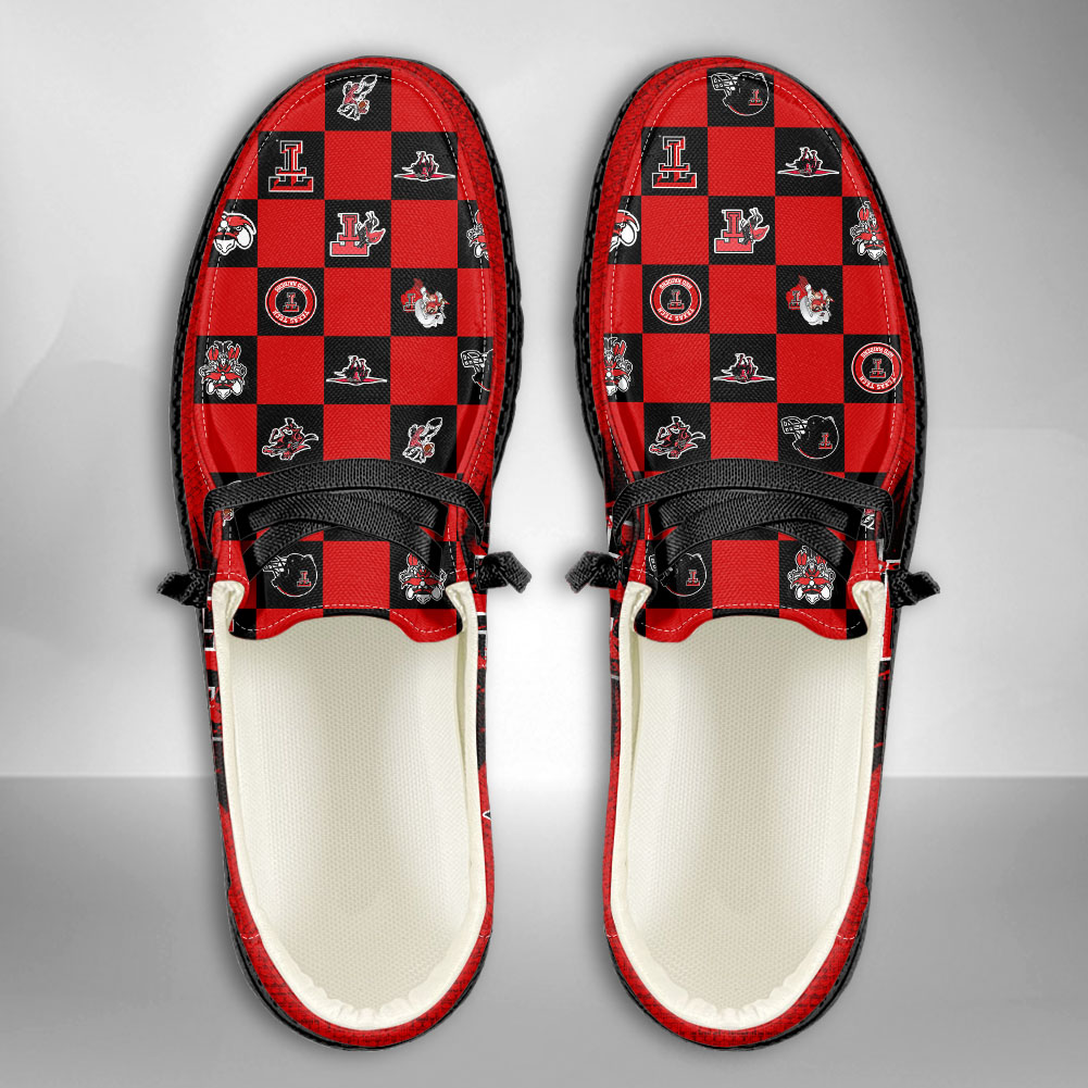 JWFancy NCAA Texas Tech Red Raiders Hey Dude Shoes Wally Men's Lace Up Loafers Comfortable For Men And Women