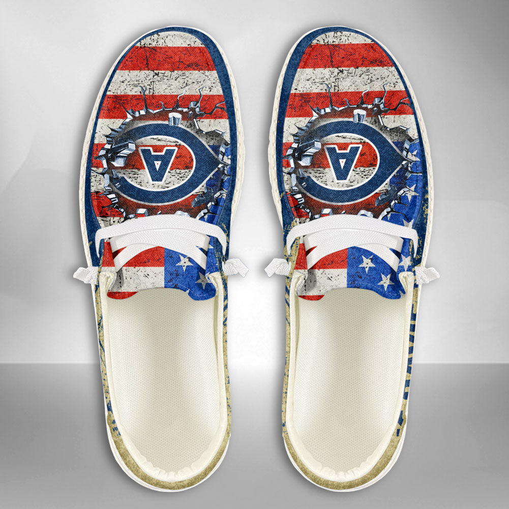 JWFancy NCAA UC Davis Aggies football Hey Dude Shoes Wally Men's Lace Up Loafers Comfortable For Men And Women