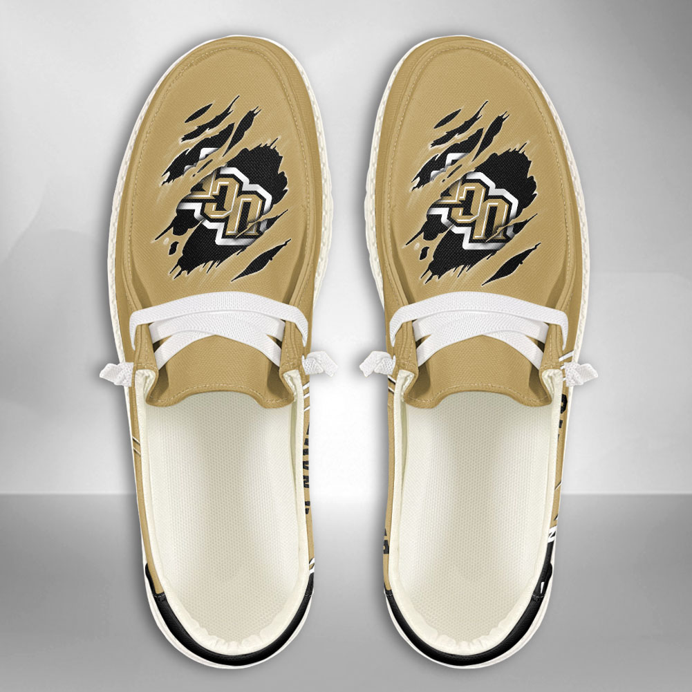 JWFancy NCAA UCF Knights Hey Dude Shoes Wally Men's Lace Up Loafers Comfortable For Men And Women