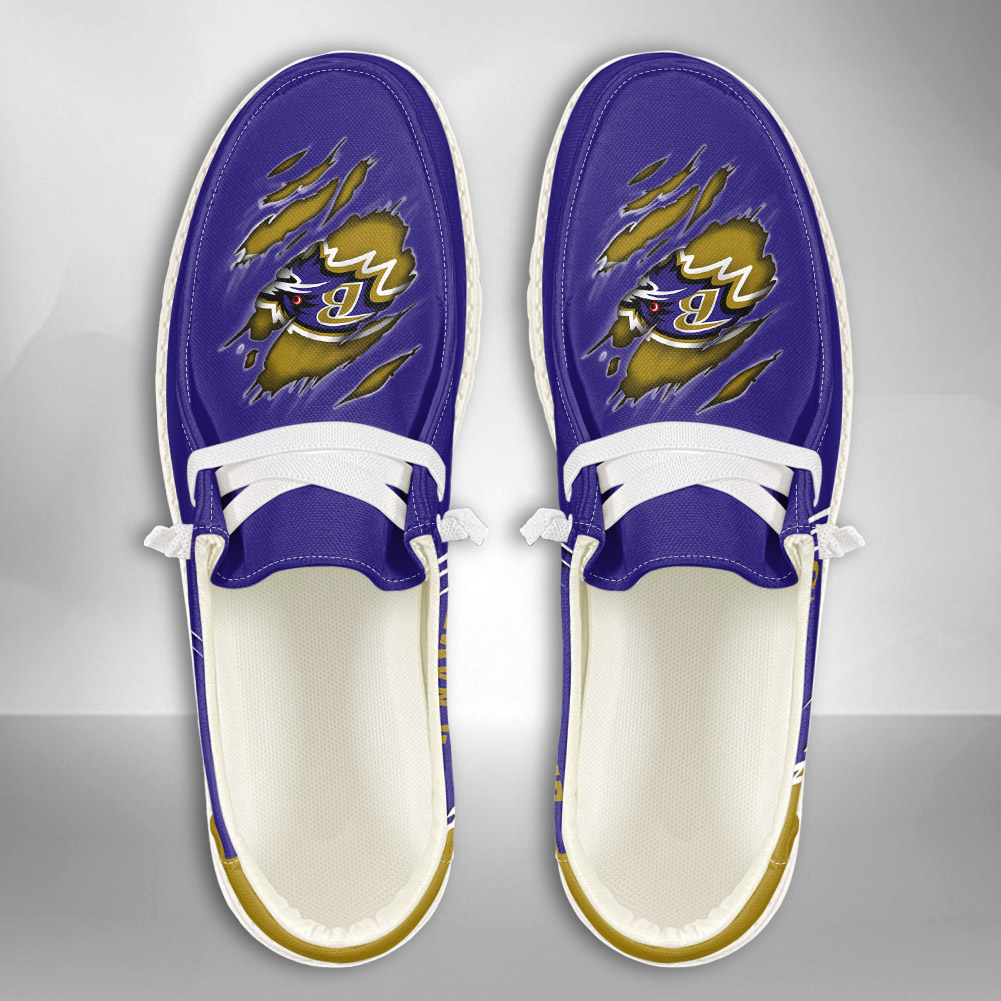 JWFancy NFL Baltimore Ravens Hey Dude Shoes Wally Men's Lace Up Loafers Comfortable For Men And Women