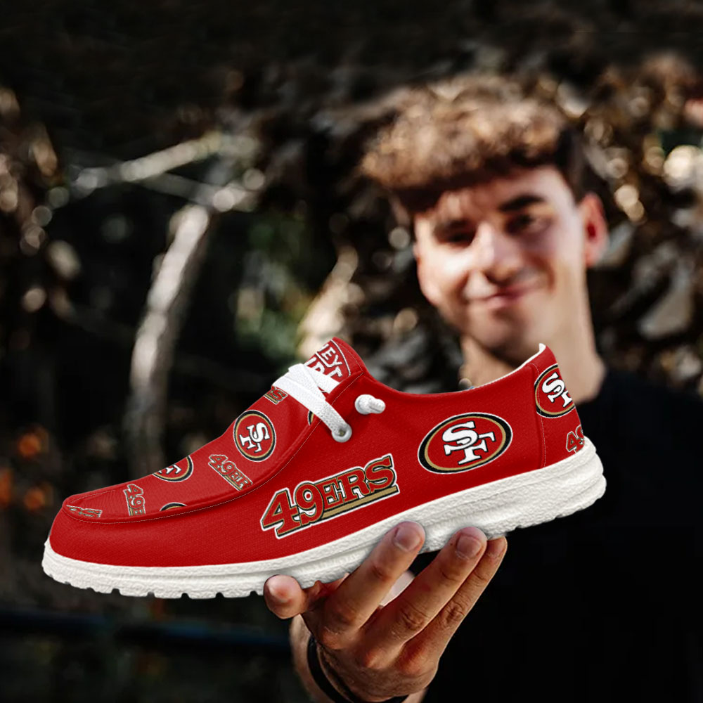JWFancy NFL Pittsburgh Steelers Hey Dude Shoes Wally Men's Lace Up Loafers Comfortable For Men And Women