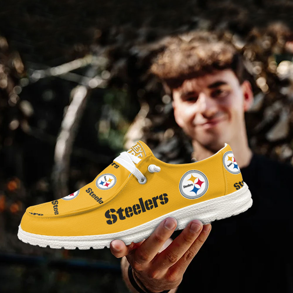 JWFancy NFL San Francisco 49ers Hey Dude Shoes Wally Men's Lace Up Loafers Comfortable For Men And Women