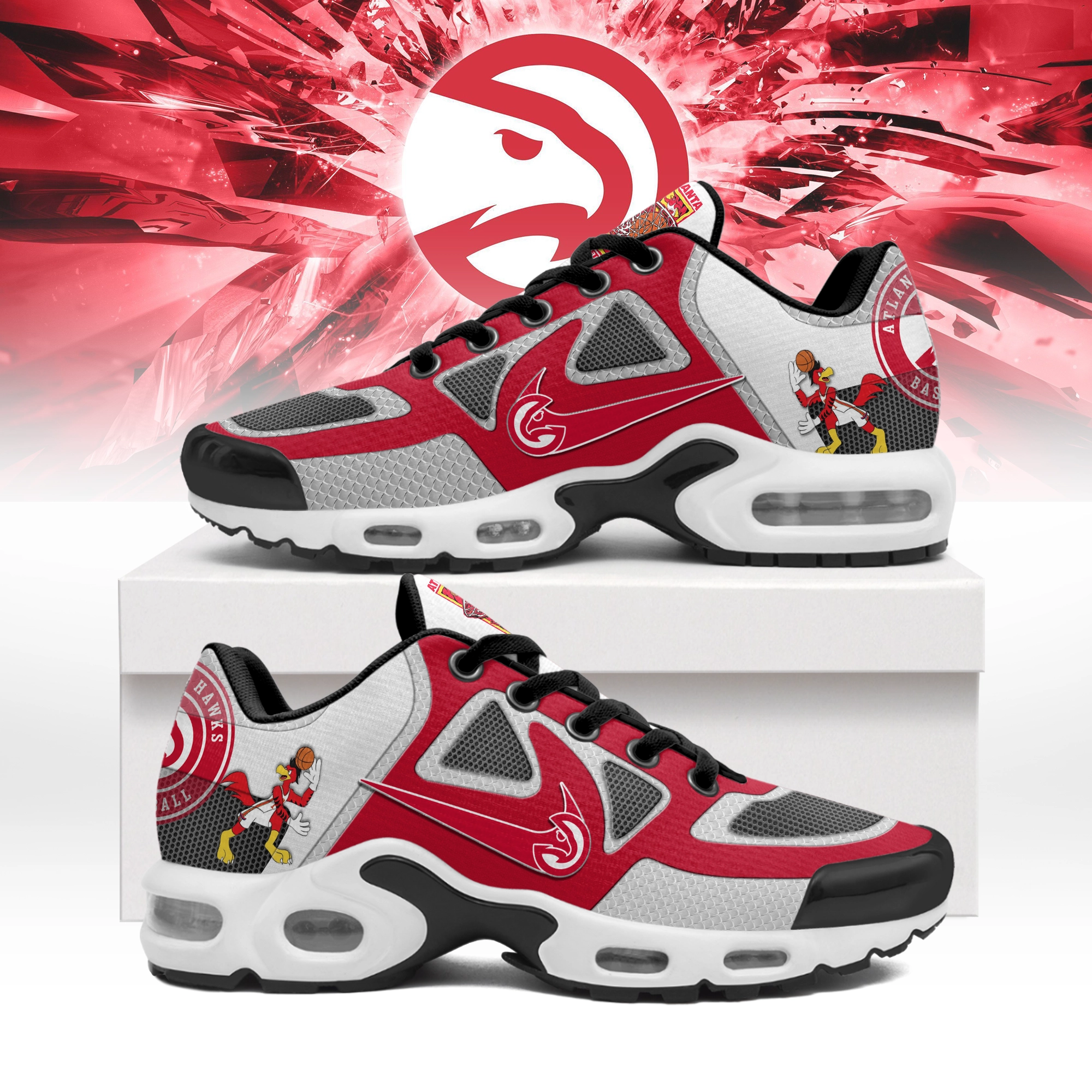 JWFancy Atlanta Hawks TN Shoes Sneakers For Men And Women