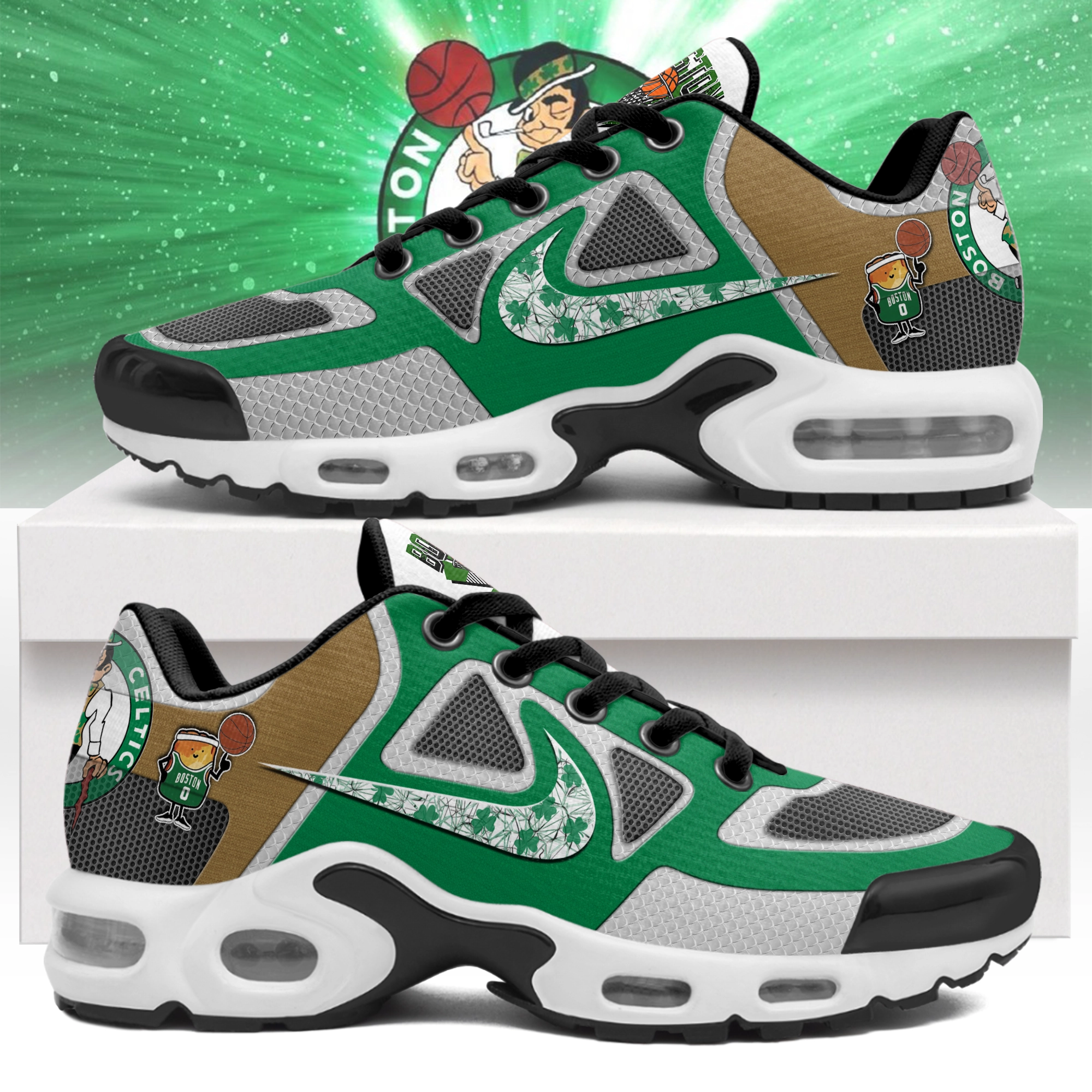 JWFancy Boston Celtics TN Shoes Sneakers For Men And Women