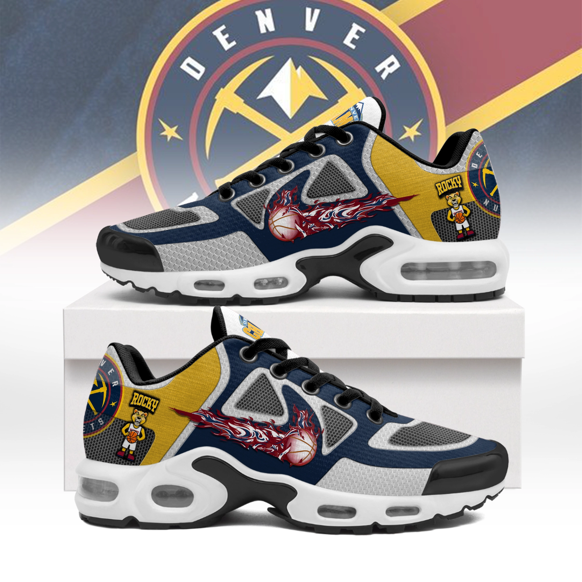 JWFancy Denver Nuggets TN Shoes Sneakers For Men And Women