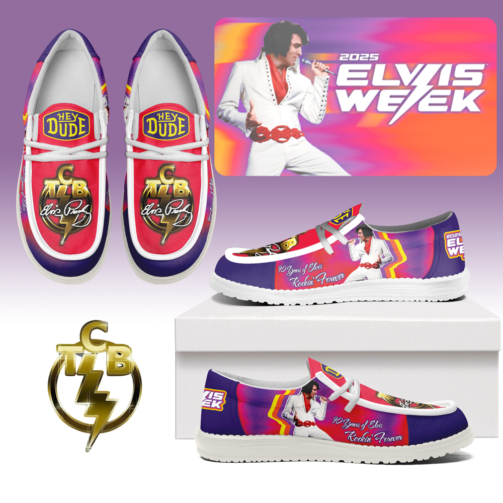 JWFancy Elvis Presley Personalized Hey Dude Shoes For Men And Women