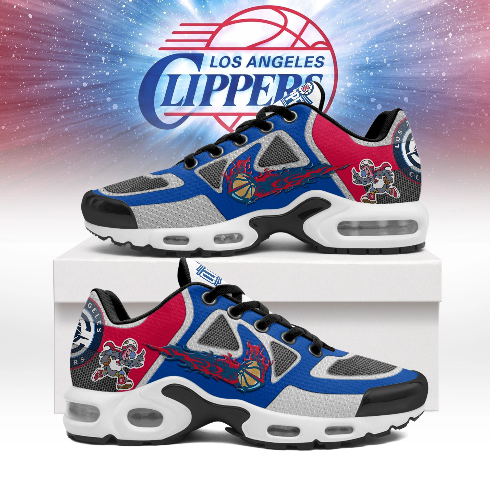 JWFancy Los Angeles Clippers TN Shoes Sneakers For Men And Women
