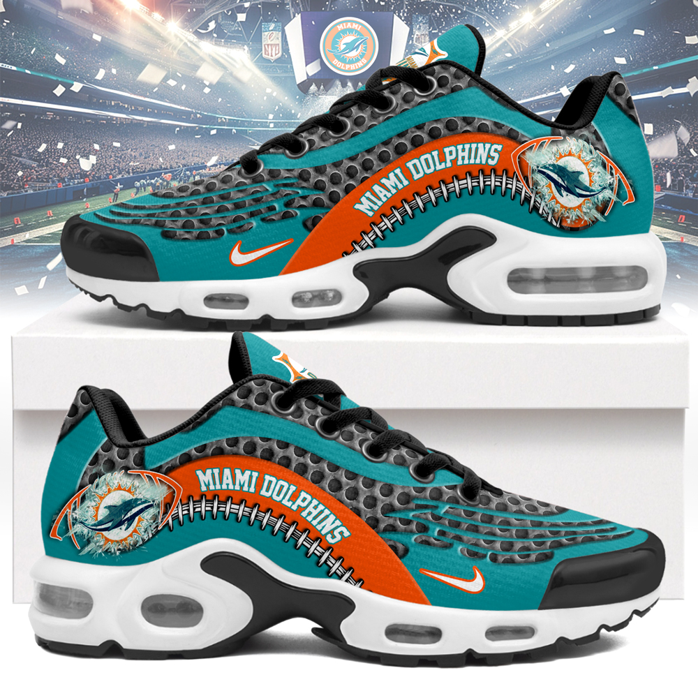 JWFancy Miami Dolphins TN Shoes Sneakers For Men And Women