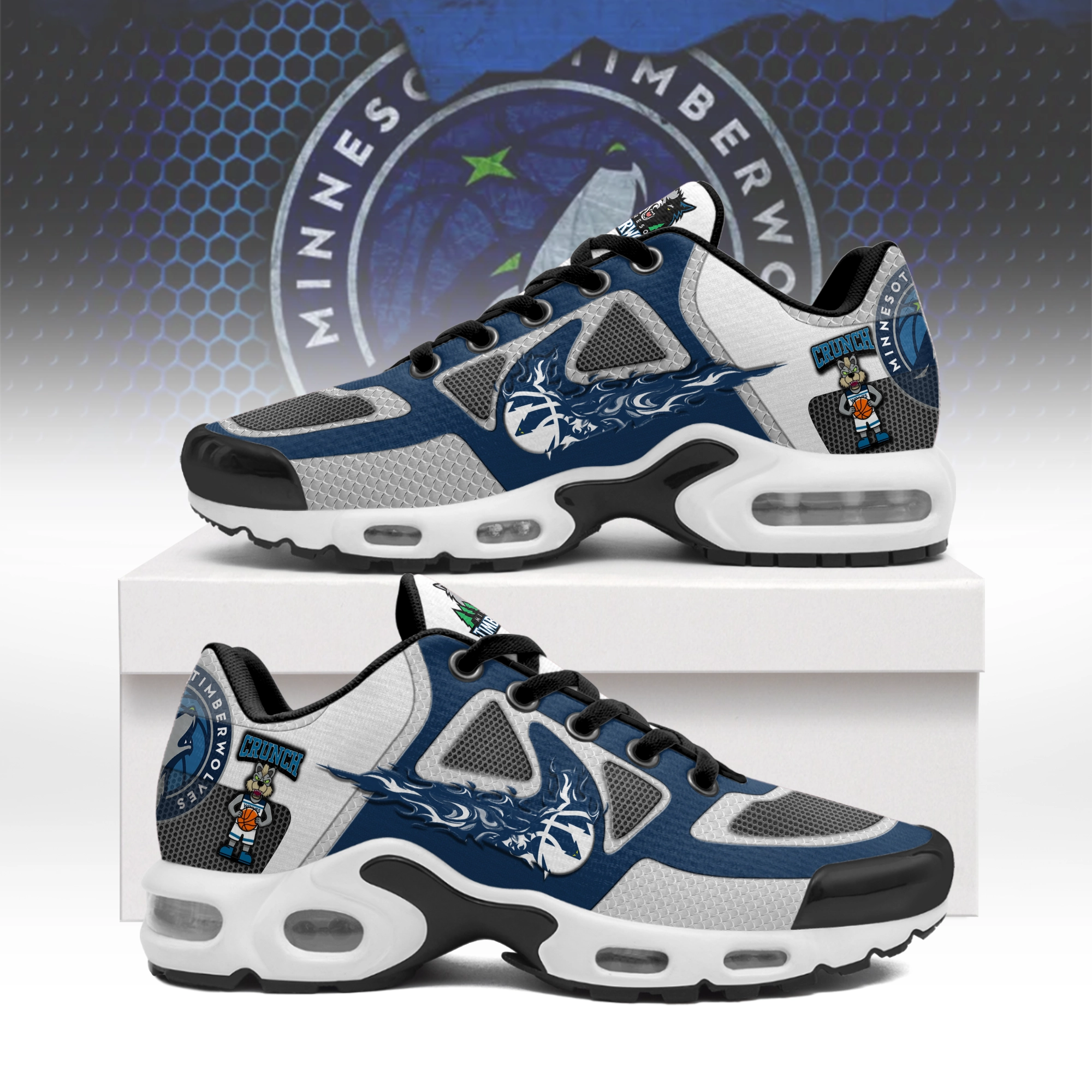 JWFancy Minnesota Timberwolves TN Shoes Sneakers For Men And Women