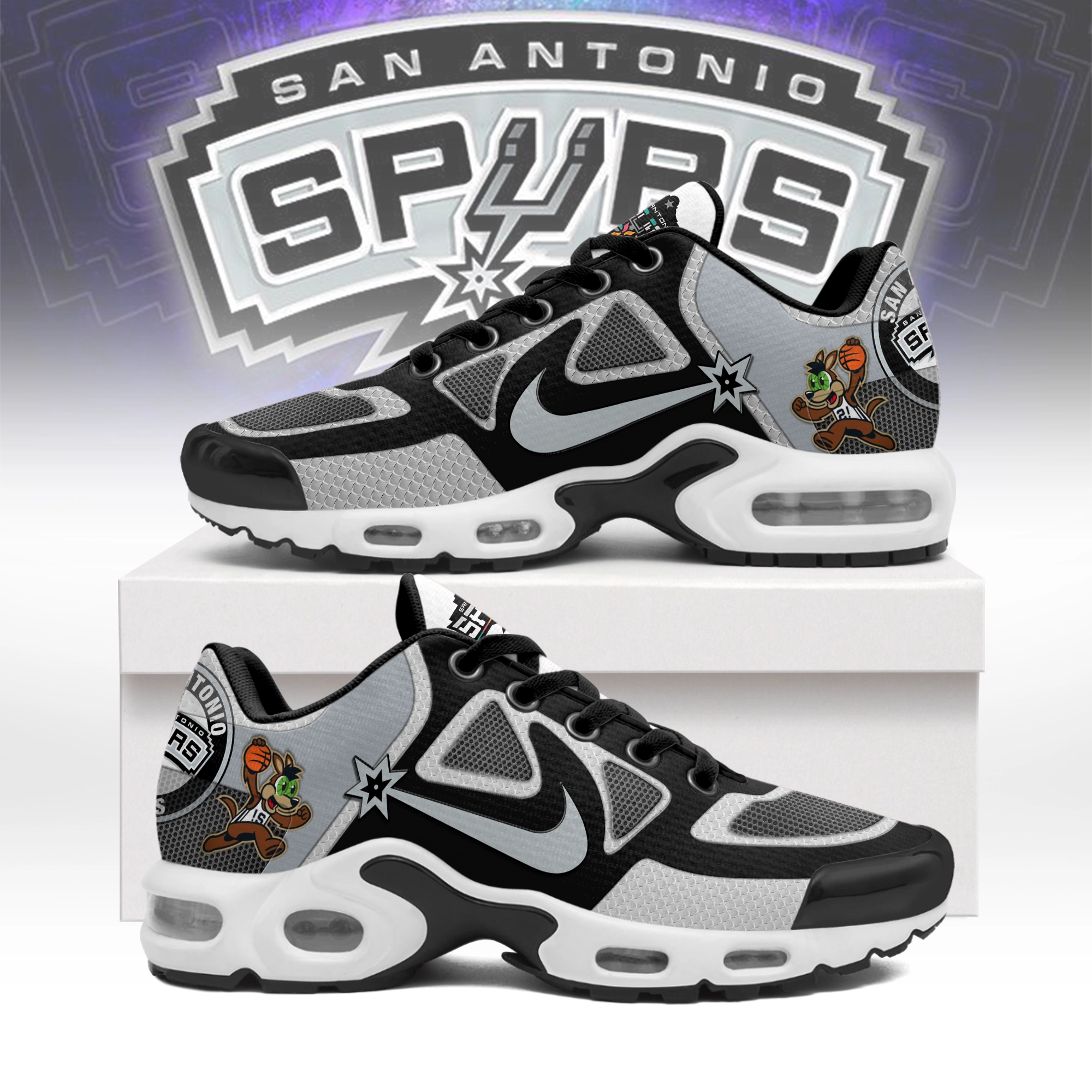 JWFancy San Antonio Spurs TN Shoes Sneakers For Men And Women