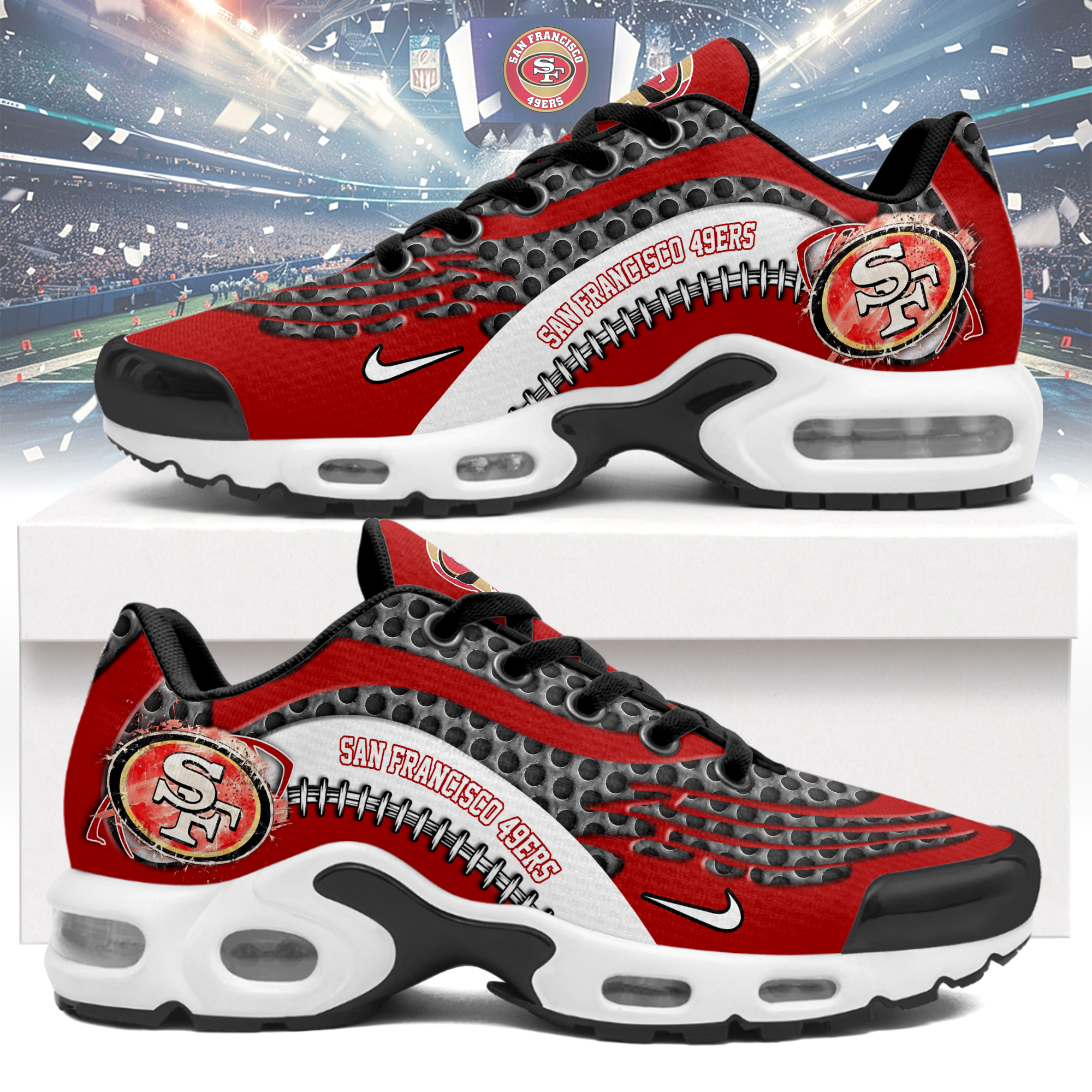 JWFancy San Francisco 49ers TN Shoes Sneakers For Men And Women
