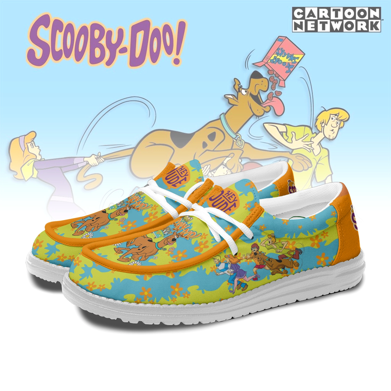 JWFancy Scooby-Doo Personalized Hey Dude Shoes For Men And Women