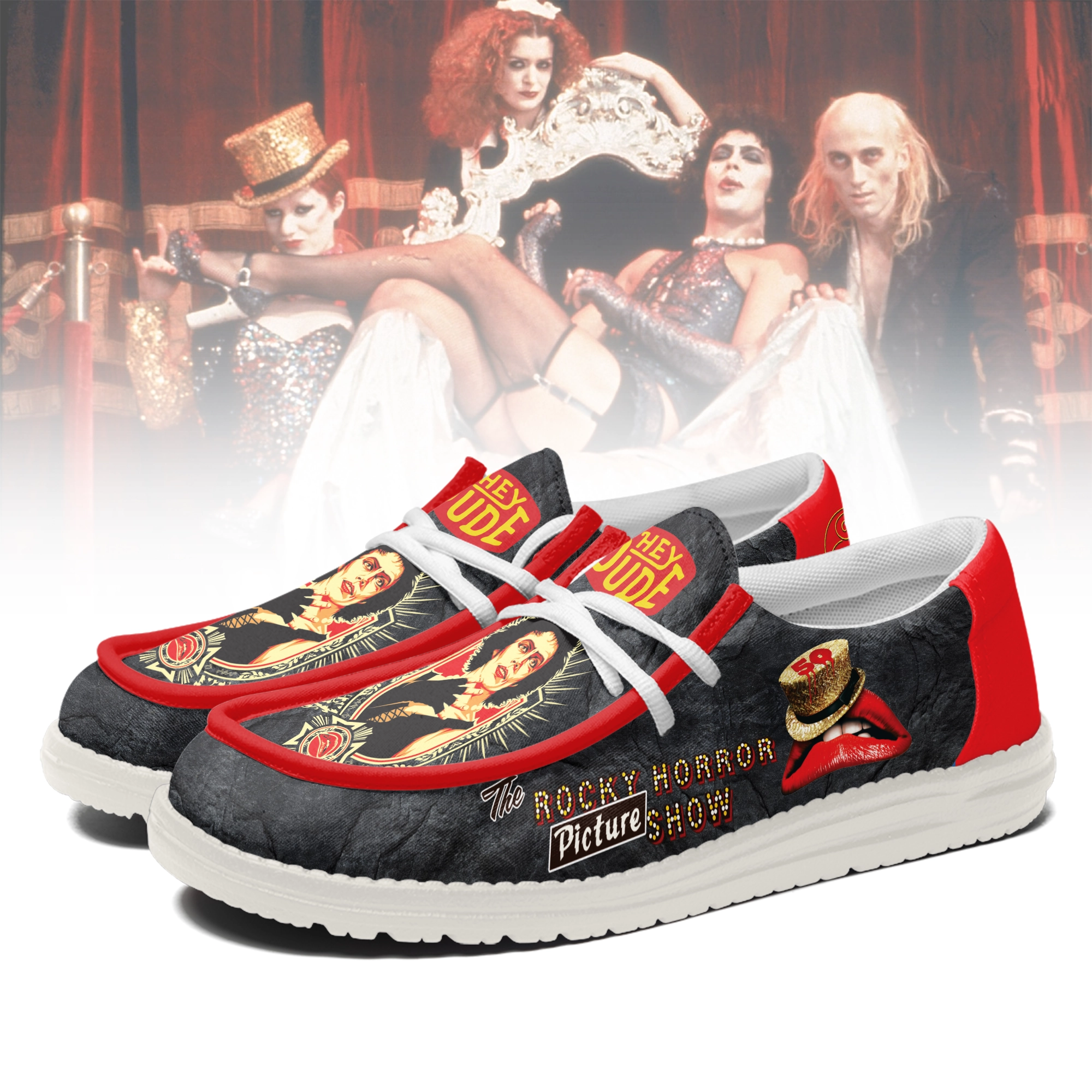 JWFancy The Rocky Horror Picture Show Personalized Hey Dude Shoes For Men And Women