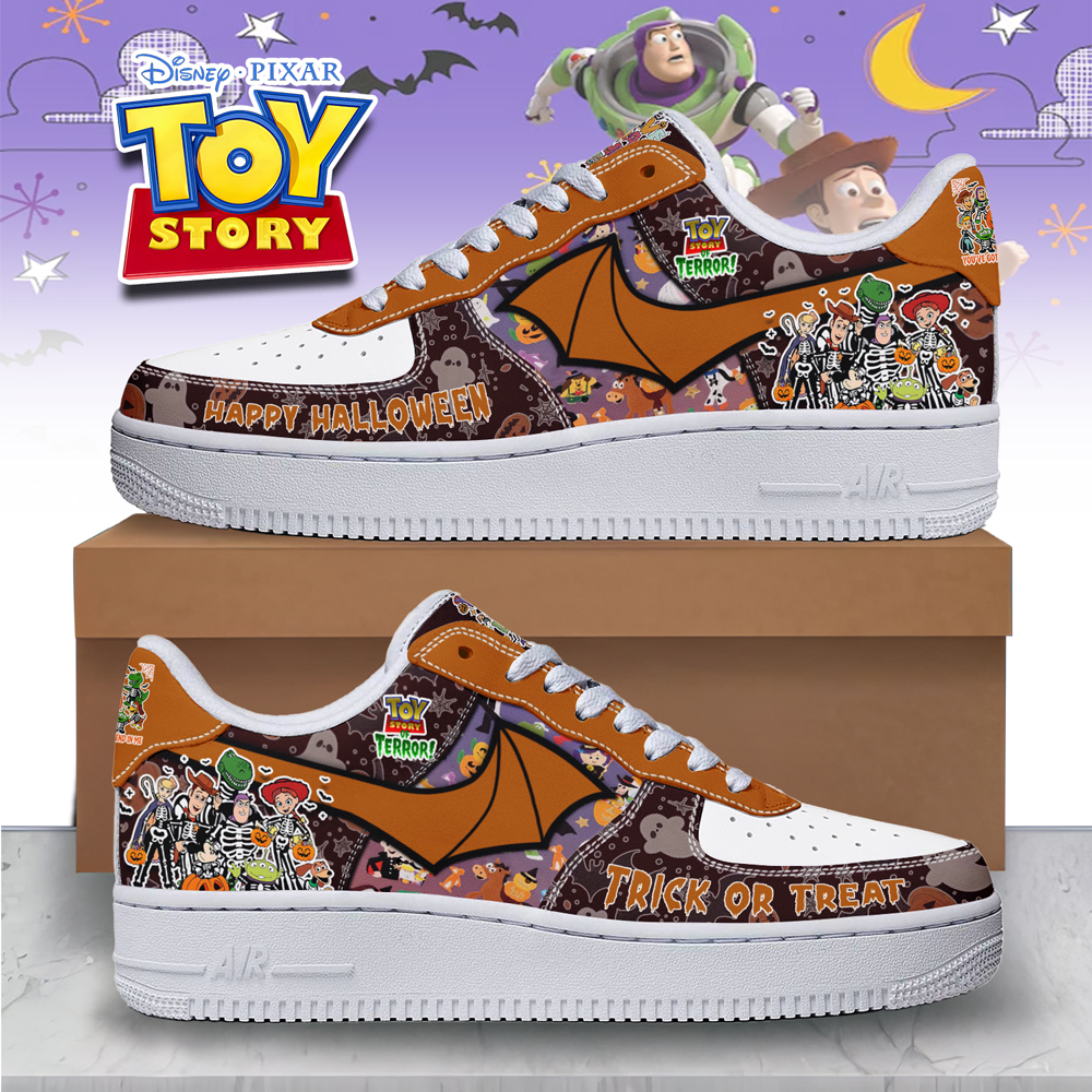 JWFancy Toy Story x Halloween Air Low-Top Sneakers Shoes For Men And Women