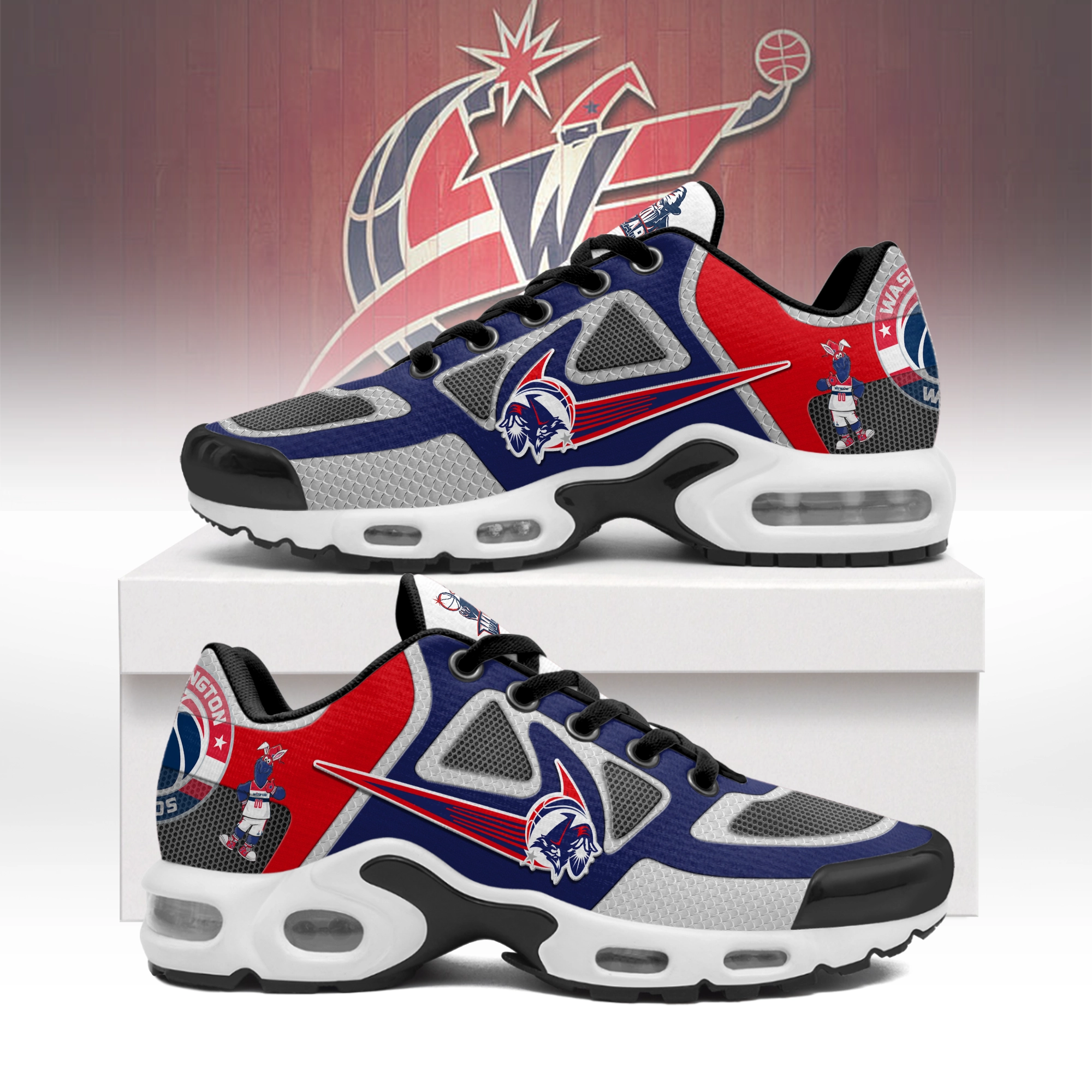 JWFancy Washington Wizards TN Shoes Sneakers For Men And Women