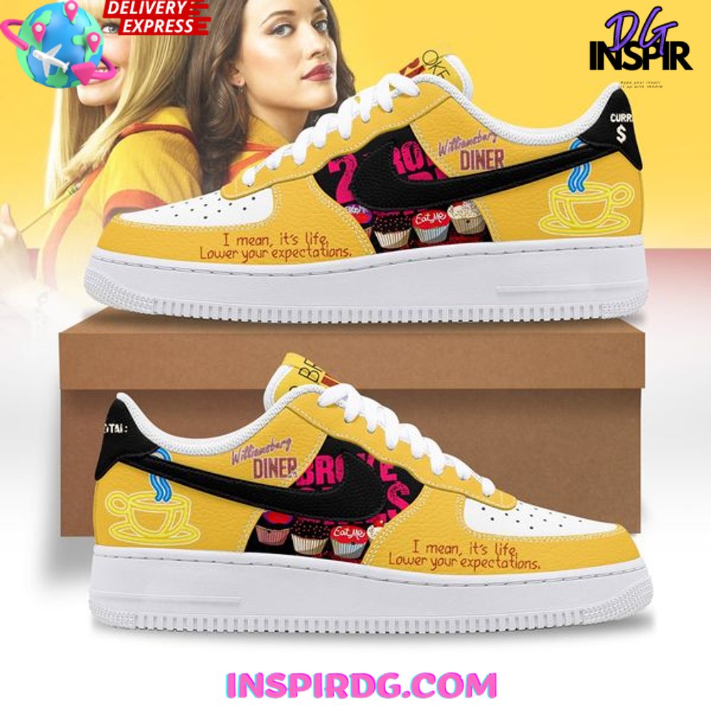 JWFancy 2 Broke Girls Air Low-Top Sneakers Shoes For Men And Women