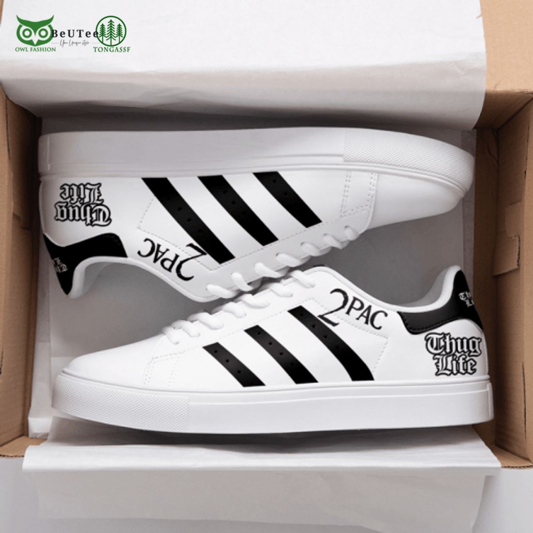 JWFancy 2 Pac Skate Stan Shoes Sneakes For Men And Women