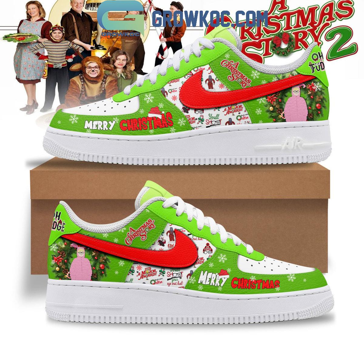 JWFancy A Christmas Story Air Low-Top Sneakers Shoes For Men And Women