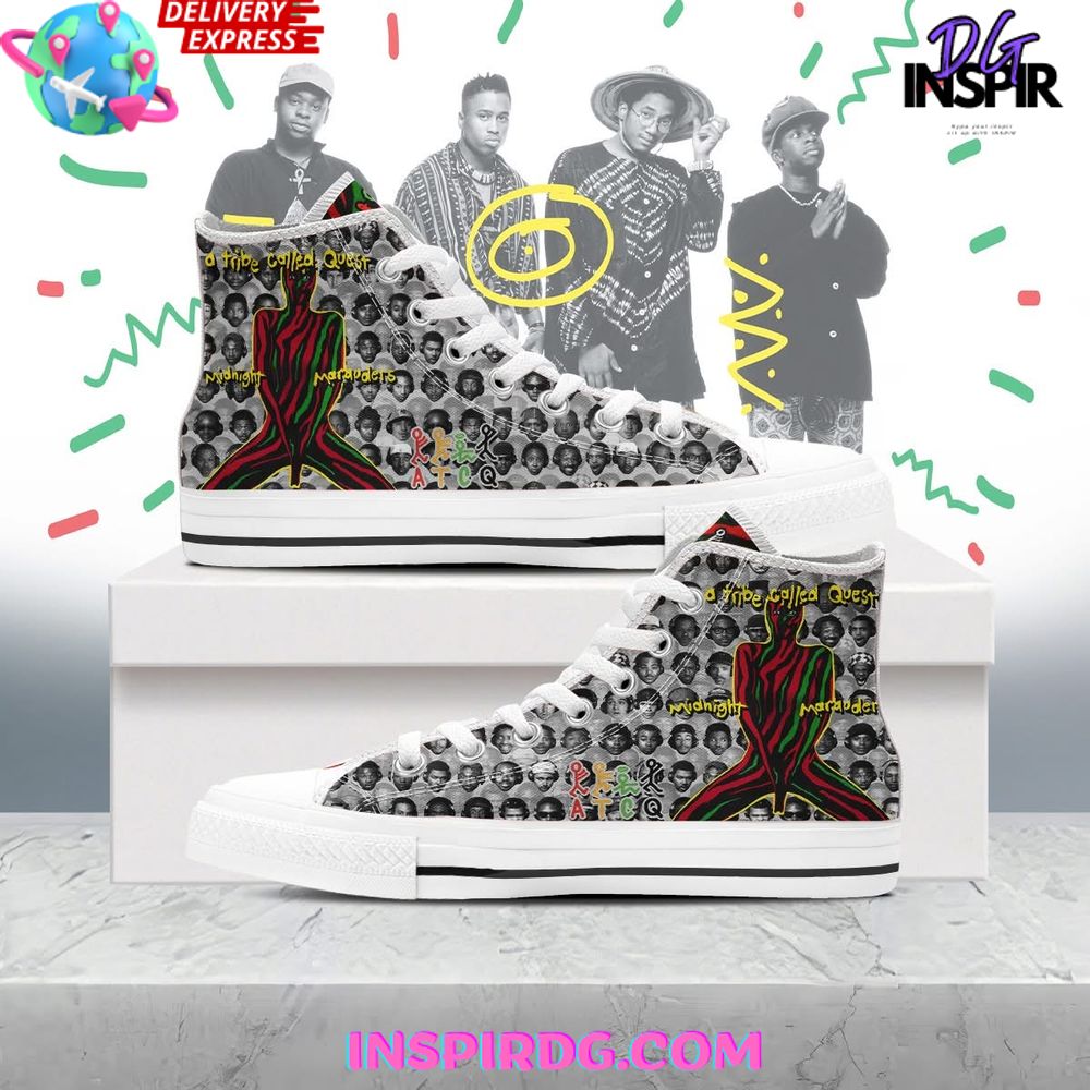 JWFancy A Tribe Called Quest High Top Canvas Sneakers Shoes For Men And Women