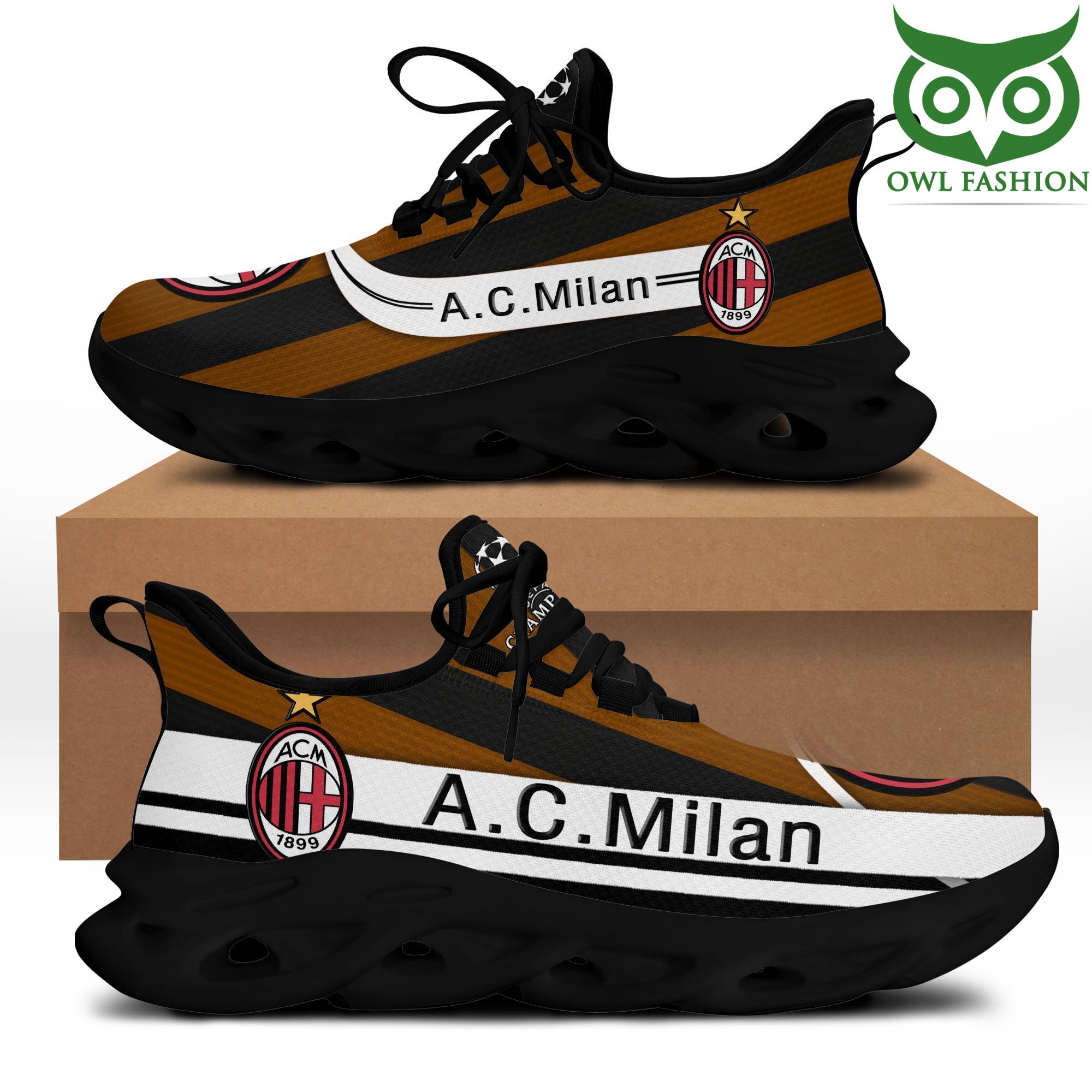 JWFancy AC Milan Max Soul Shoes Sneakers For Men And Women