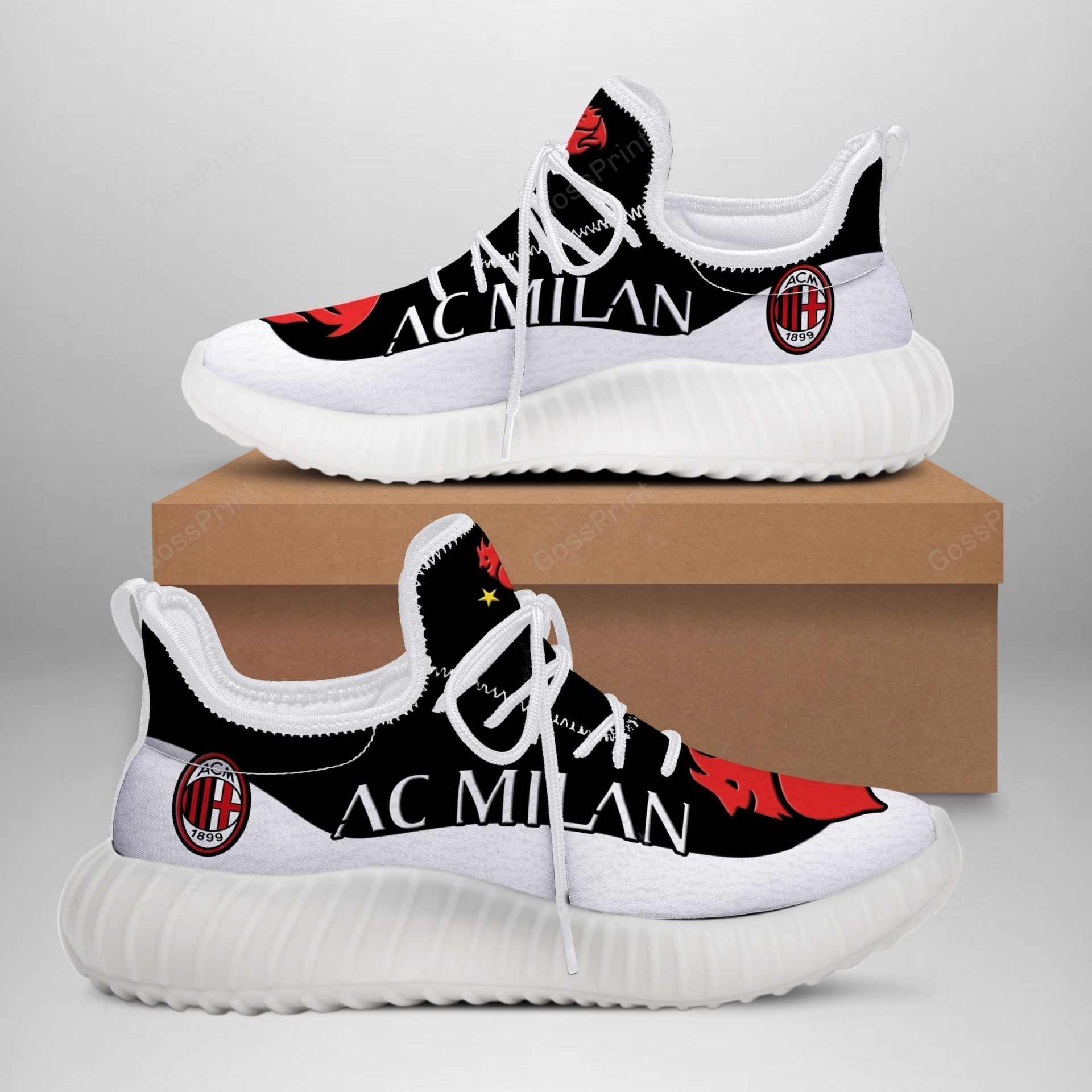 JWFancy AC Milan Reze Sneakers Shoes For Men And Women