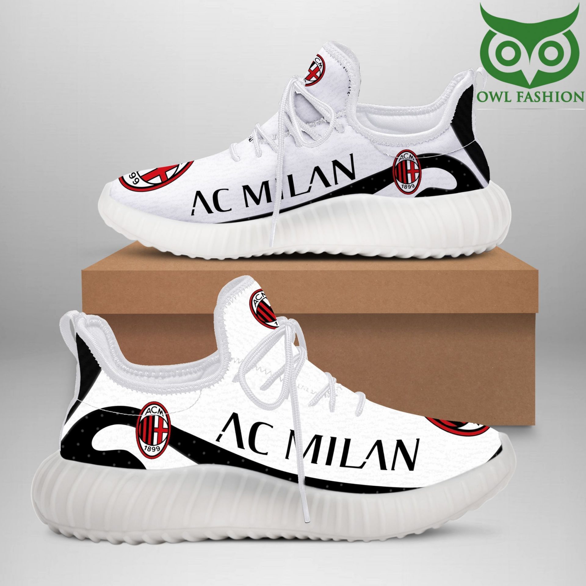 JWFancy AC Milan Reze Sneakers Shoes For Men And Women