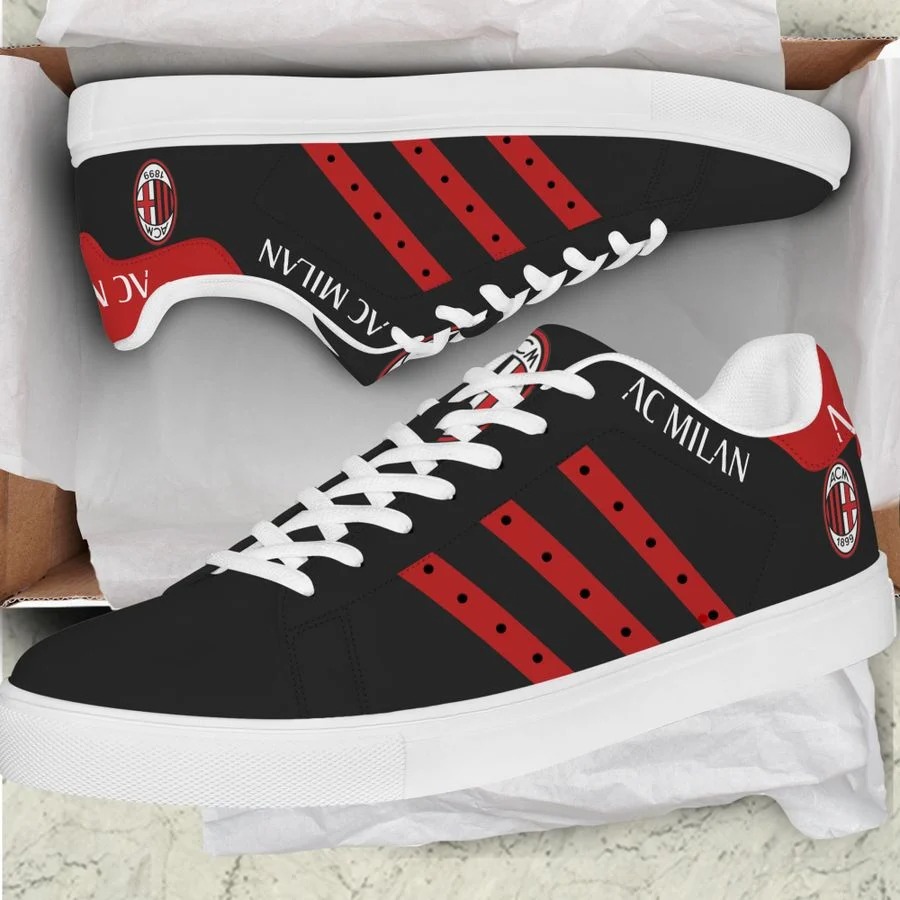 JWFancy AC Milan Skate Stan Shoes Sneakes For Men And Women