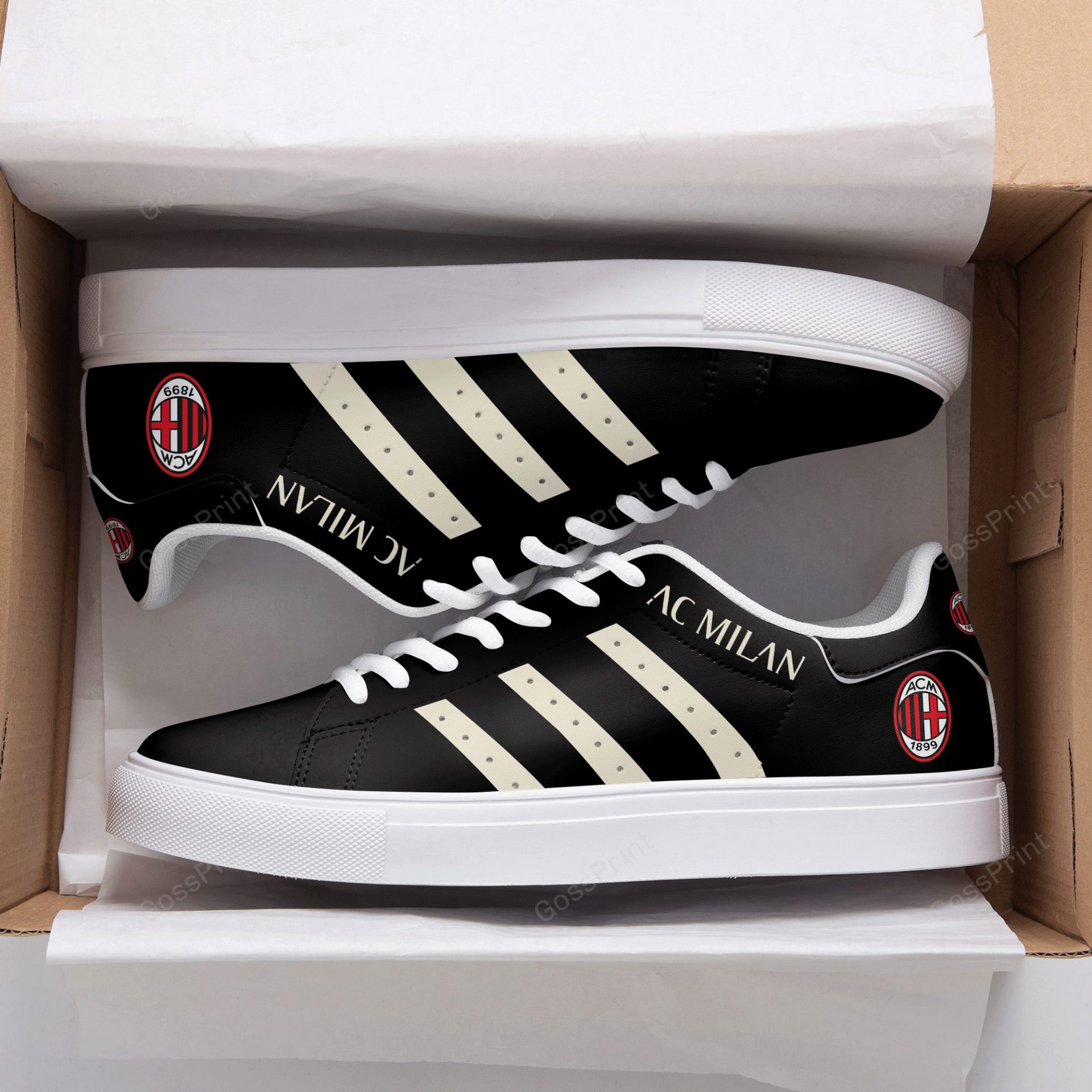 JWFancy AC Milan Skate Stan Shoes Sneakes For Men And Women