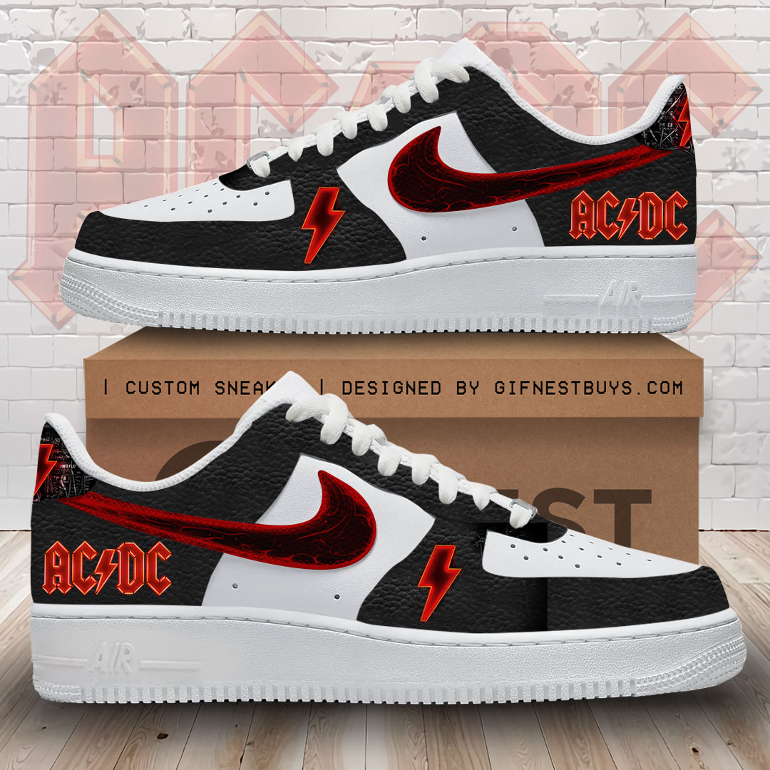 JWFancy AC/DC Air Low-Top Sneakers Shoes For Men And Women