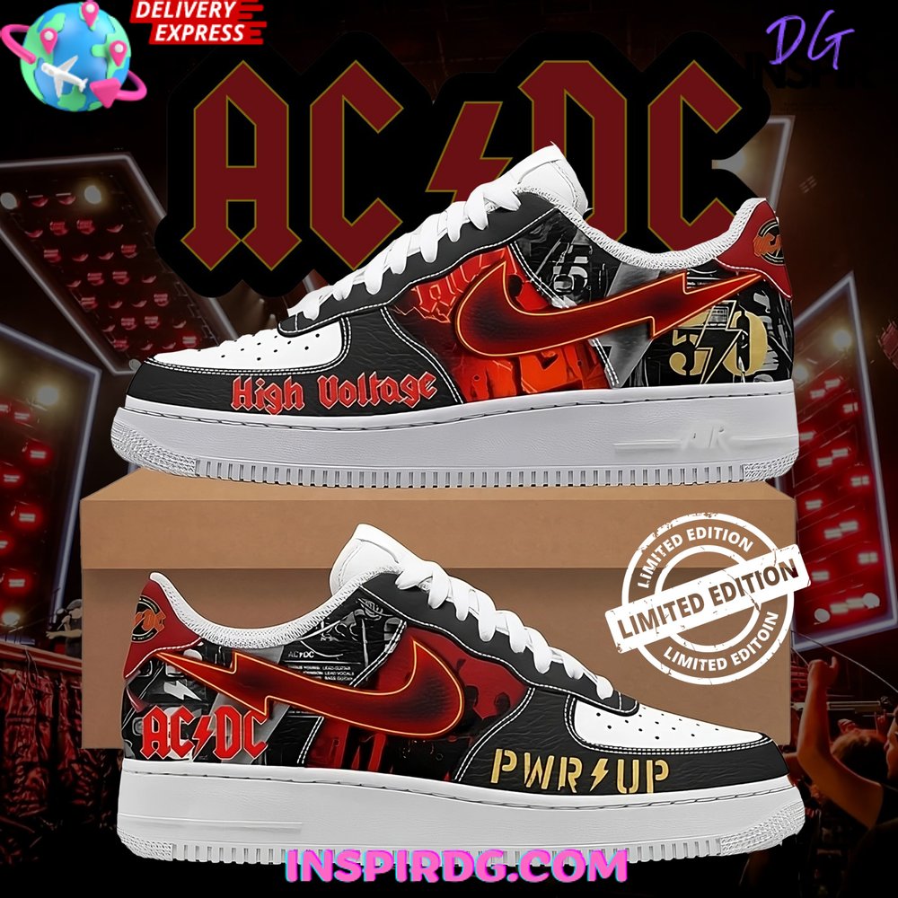 JWFancy AC/DC Air Low-Top Sneakers Shoes For Men And Women