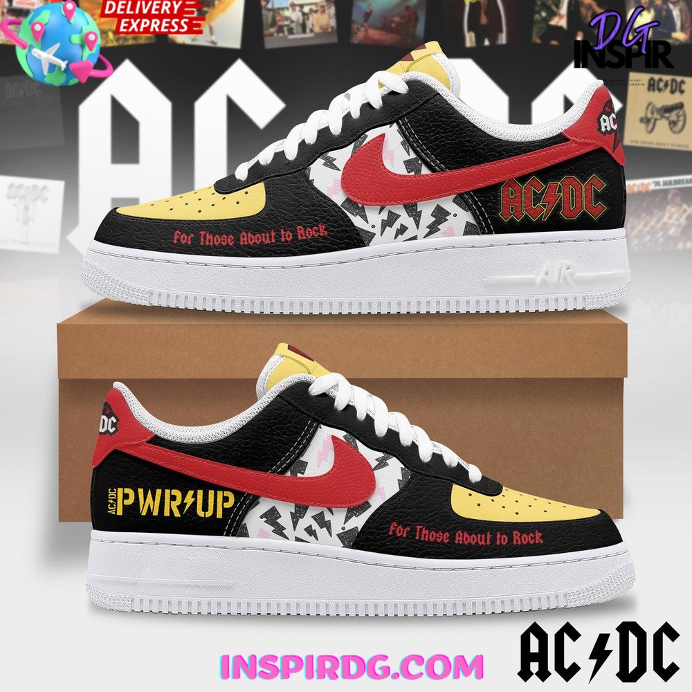 JWFancy AC/DC Air Low-Top Sneakers Shoes For Men And Women