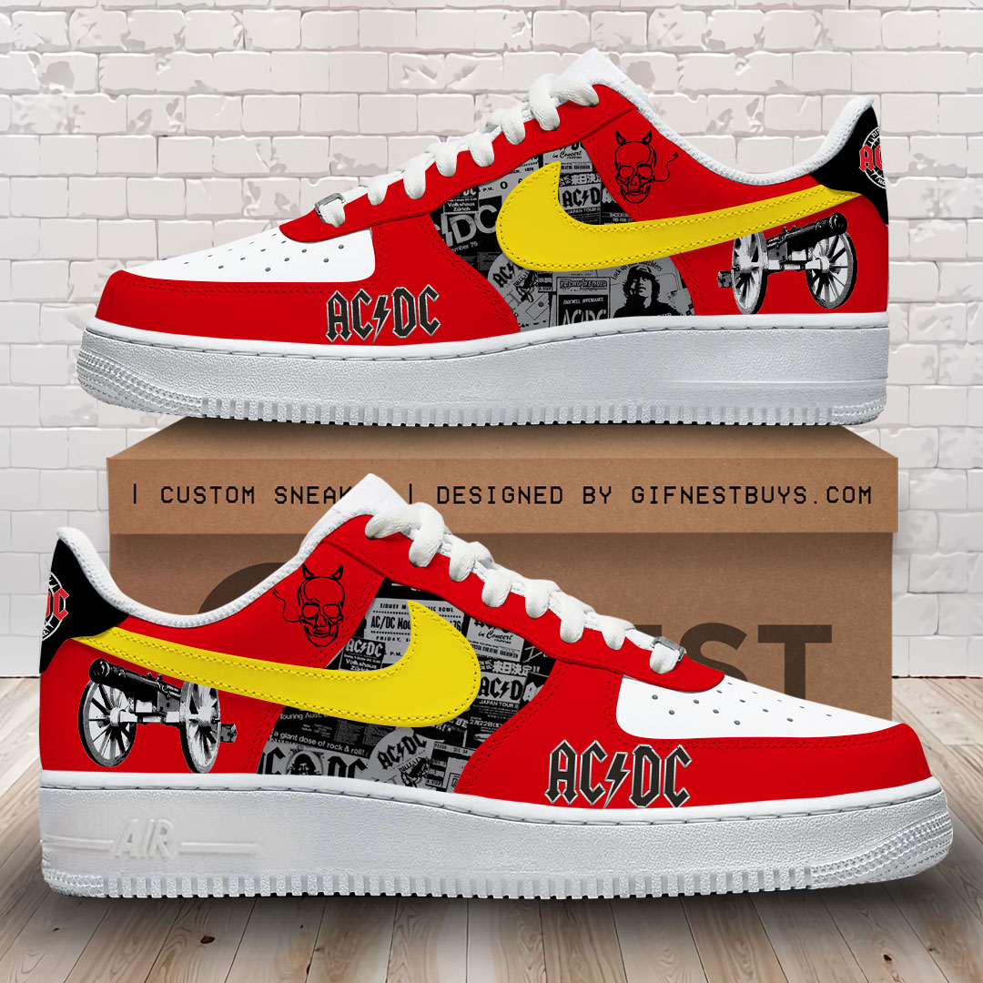 JWFancy AC/DC Air Low-Top Sneakers Shoes For Men And Women