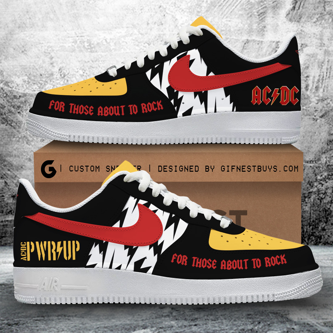 JWFancy AC/DC Air Low-Top Sneakers Shoes For Men And Women