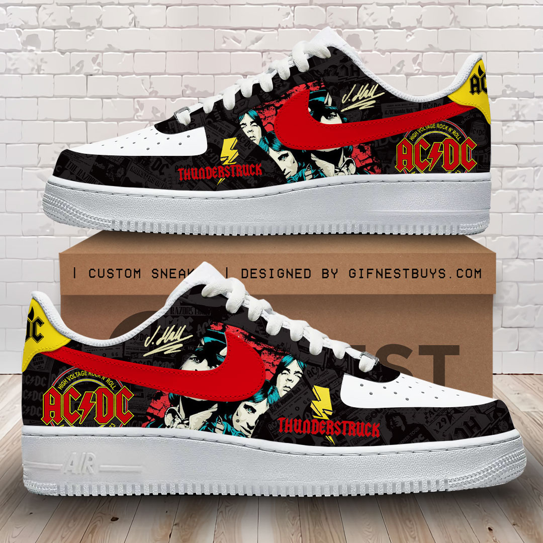 JWFancy AC/DC Air Low-Top Sneakers Shoes For Men And Women