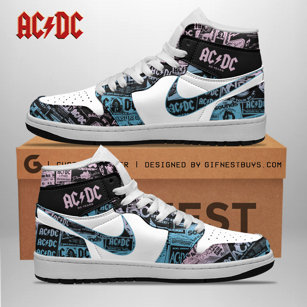 JWFancy AC/DC AJ1 High Sneakers Shoes For Men And Women