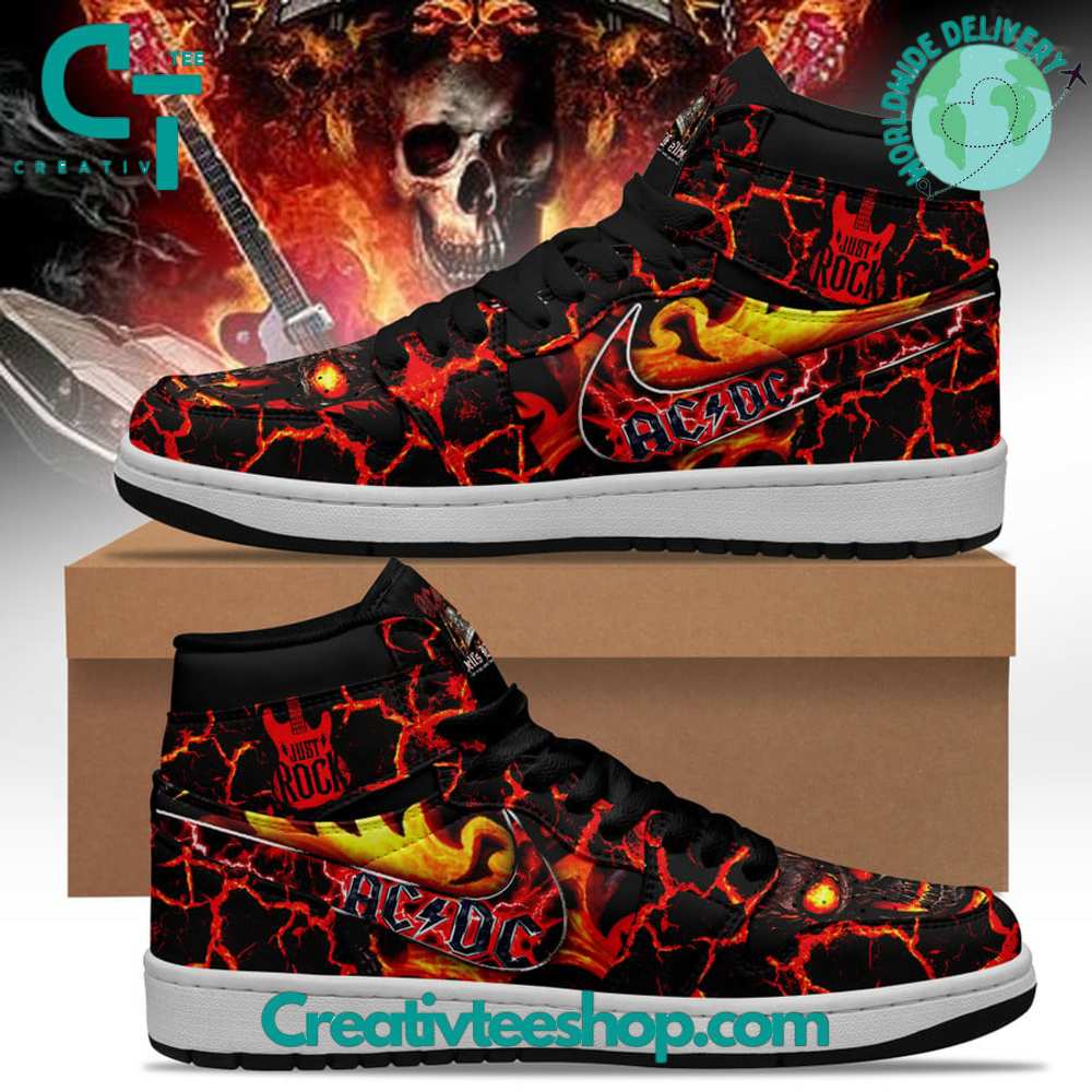JWFancy ACDC AJ1 High Sneakers Shoes For Men And Women