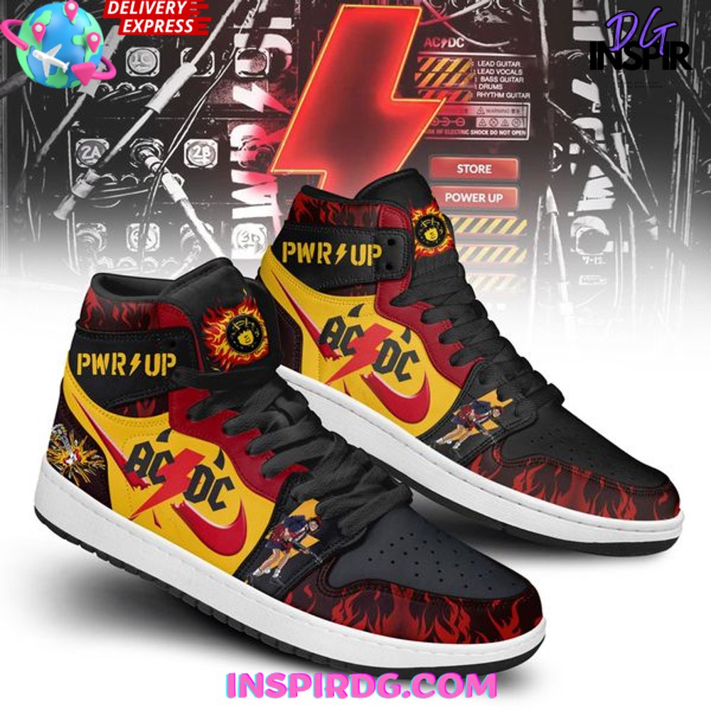 JWFancy AC/DC AJ1 High Sneakers Shoes For Men And Women