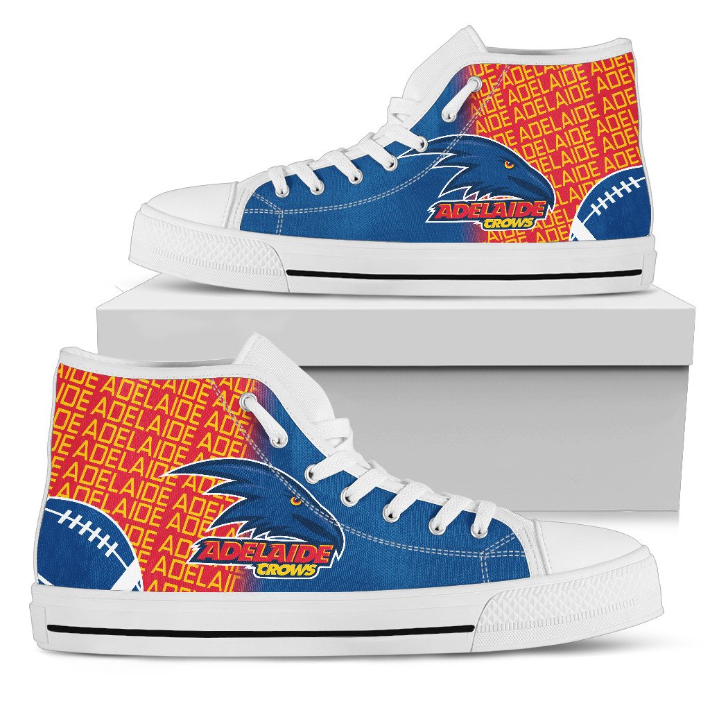 JWFancy Adelaide Crows High Top Canvas Sneakers Shoes For Men And Women