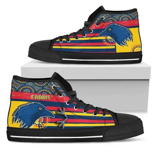 JWFancy Adelaide Crows High Top Canvas Sneakers Shoes For Men And Women