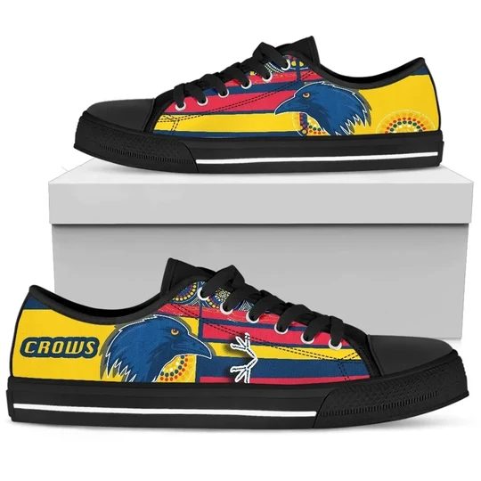 JWFancy Adelaide Crows Low Top Canvas Sneakers Shoes For Men And Women