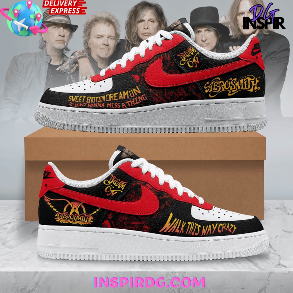 JWFancy Aerosmith Air Low-Top Sneakers Shoes For Men And Women
