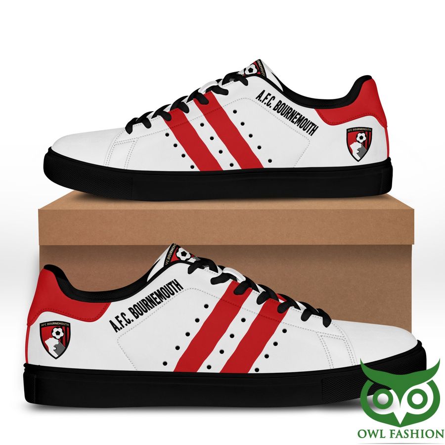 JWFancy A.F.C. Bournemouth Skate Stan Shoes Sneakes For Men And Women