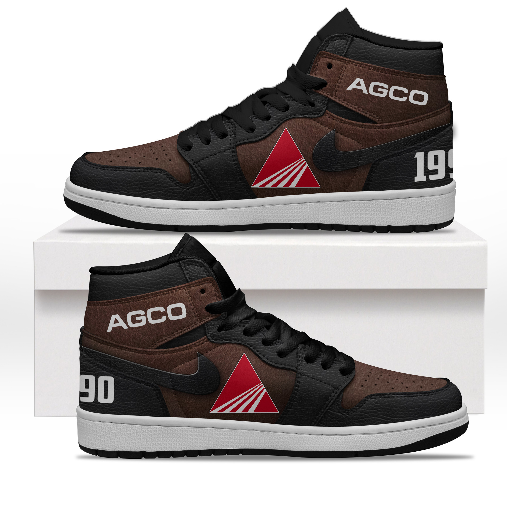 JWFancy AGCO Allis High Sneakers Shoes For Men And Women