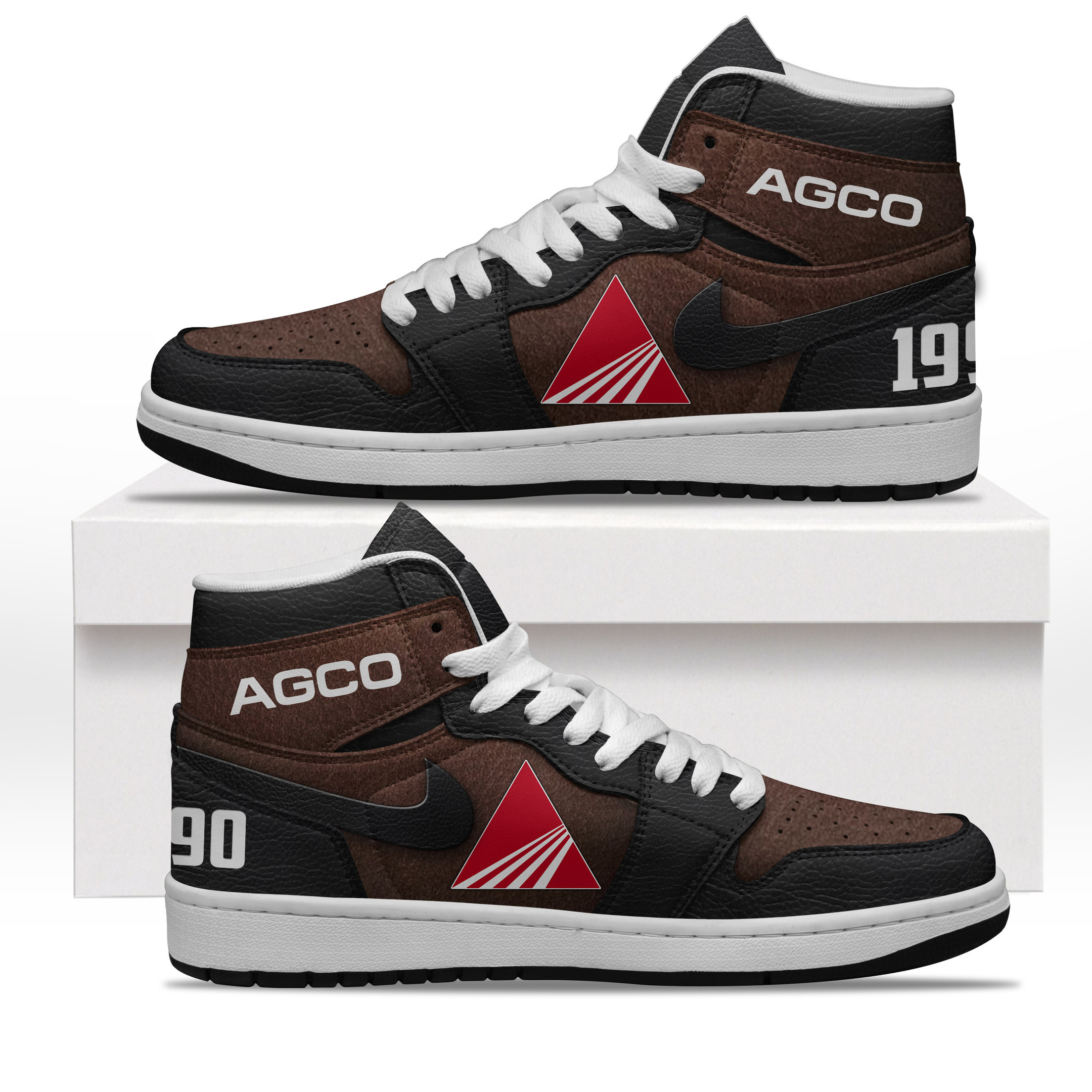 JWFancy AGCO Allis High Sneakers Shoes For Men And Women